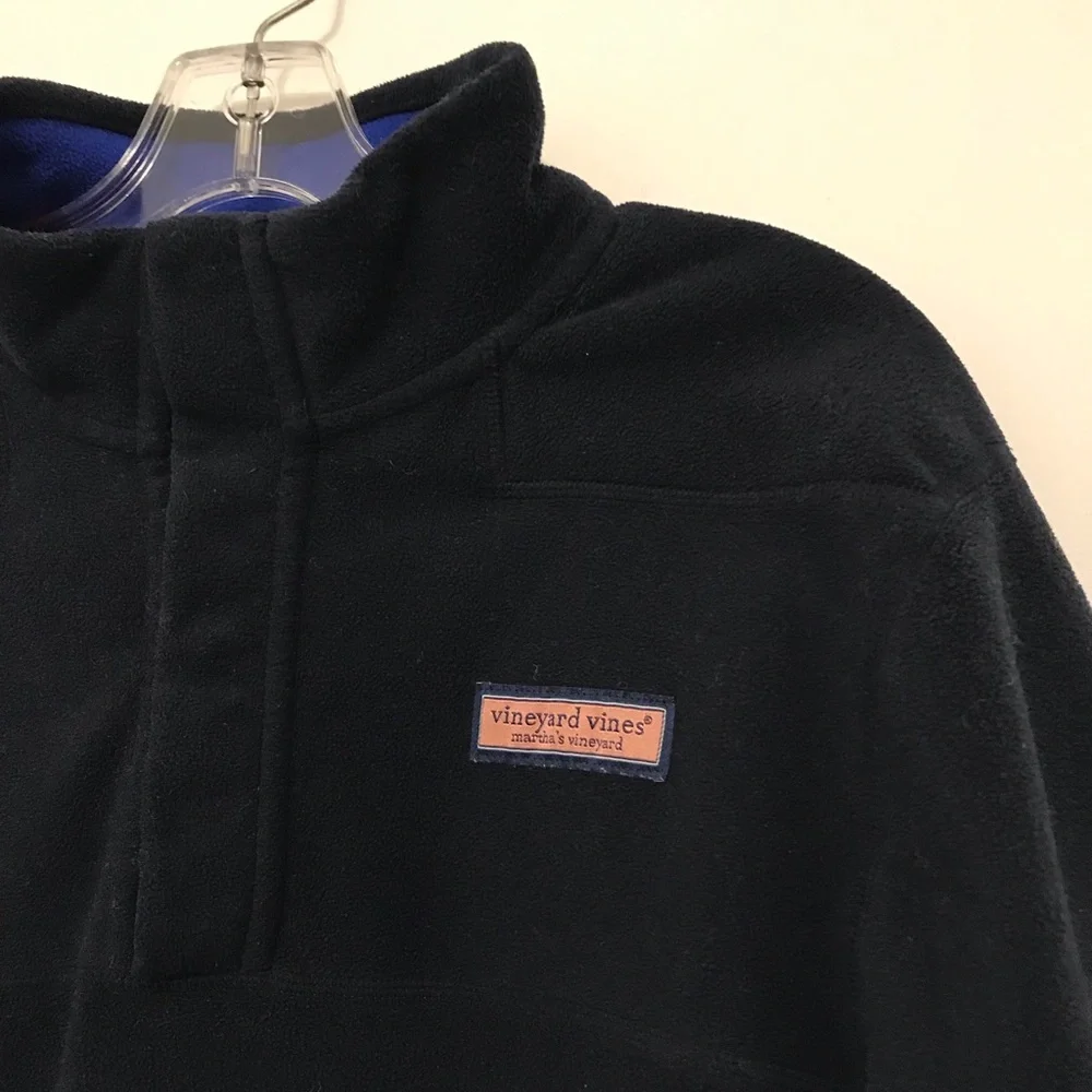 Vineyards vines navy pullover fleece top men size medium - Picture 4 of 9